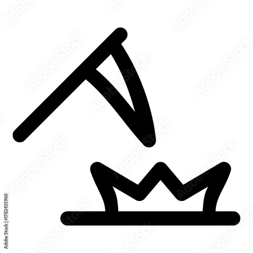 scythe or sickle icon