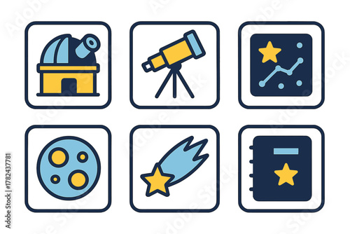 Exploring the universe through telescopes and star charts at a stargazing event in a community park