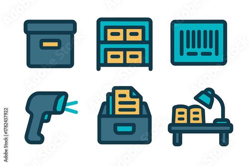 Office organization tools assist in inventory management for efficient workspace productivity