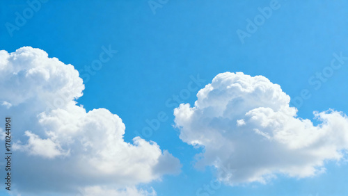 Fototapeta Naklejka Na Ścianę i Meble -  White clouds in blue sky