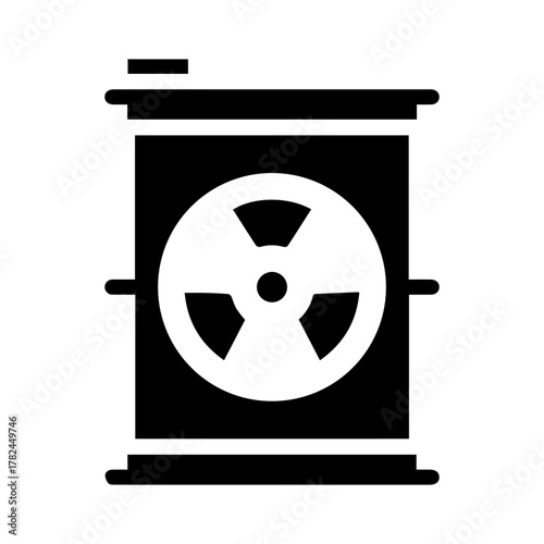 Radiation Waste Barrel