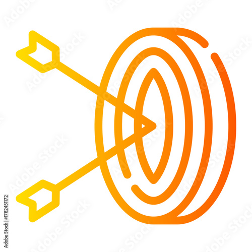archery gradient icon