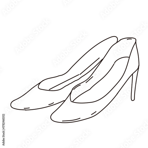 ヒール_漫画_白黒