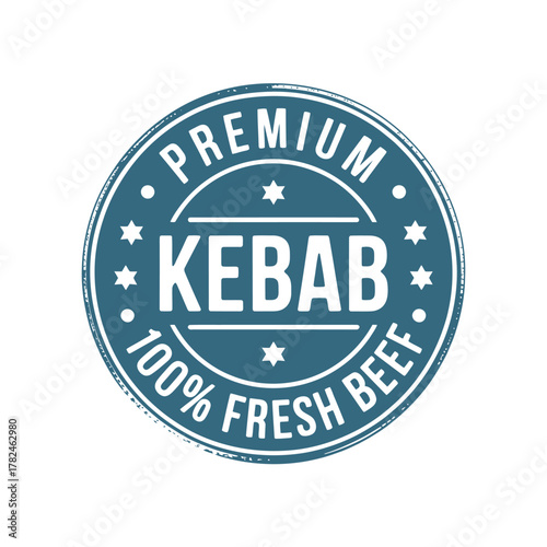 Premium kebab 100 percent fresh beef seal