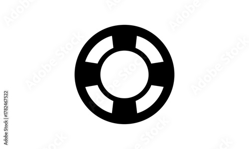 Rettungsring Piktogramm – Symbol für Sicherheit und Wasserrettung