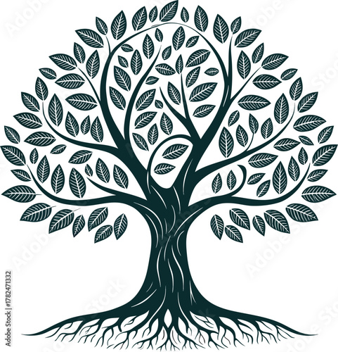 Pine tree silhouettes. Evergreen forest firs and spruces black shapes, wild nature trees templates. Vector illustration woodland trees set on white background