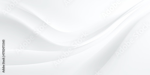abstract white and gray minimal wavy background clean modern elegant liquid flowing lines.