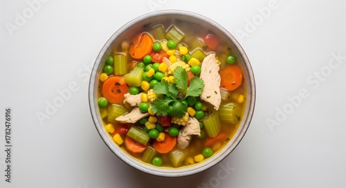 Ramen bowl: egg, pork belly, nori seaweed in Ja
