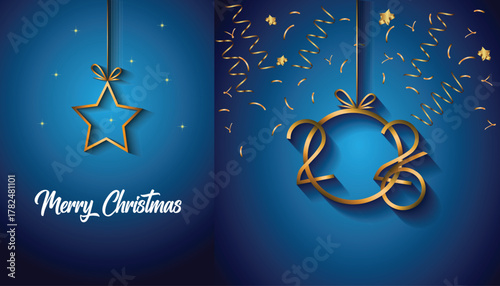 2026 Merry Christmas background for your seasonal invitations, festival posters, greetings cards. 