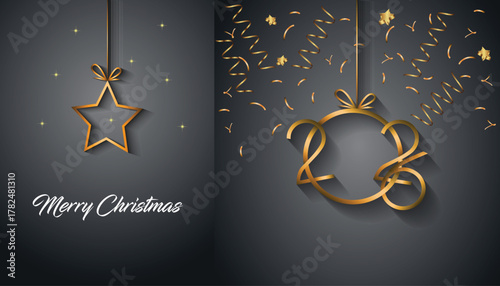 2026 Merry Christmas background for your seasonal invitations, festival posters, greetings cards. 