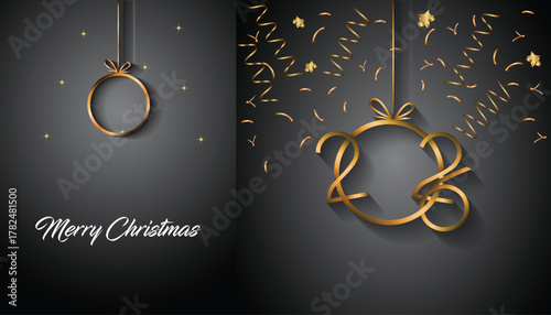 2026 Merry Christmas background for your seasonal invitations, festival posters, greetings cards. 