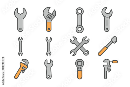 Tool Set Vector Illustration