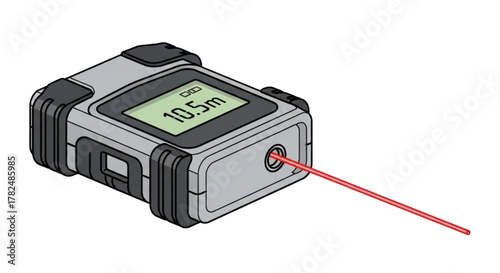 Professional 100m Digital Laser Distance Meter with Red Beam & LCD Display - High Precision Rangefinder for Construction, Renovation, Interior Design & Real Estate Measuring Tool