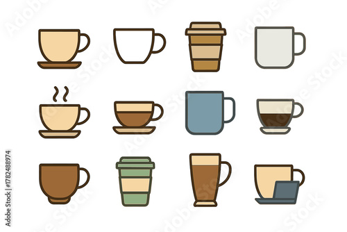 Coffee Cups and Mugs Collection