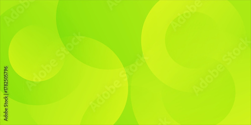 Abstract green color background with circles. It is suitable for posters, flyers, websites, covers, banners, advertising