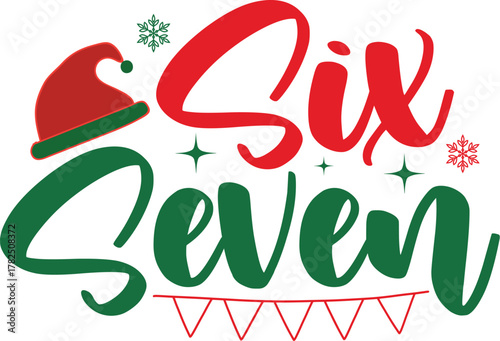 six seven svg design
