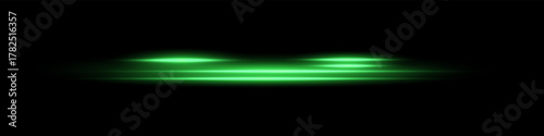 Bright horizontal beam of light on black background. Glowing laser effect creating futuristic and sci-fi aesthetics.
Suitable for technology, energy, speed and digital design themes.
