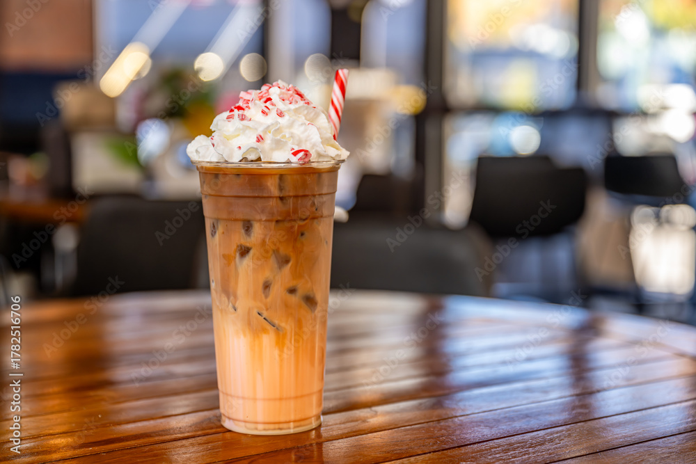 Obraz premium holiday coffee drinks