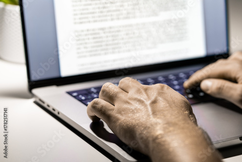 Foto Writing blog content