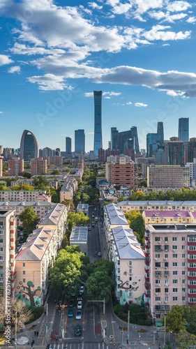 Urban landscape of Beijing, China: from historic residential neighborhoods to the central business district – city promotional video