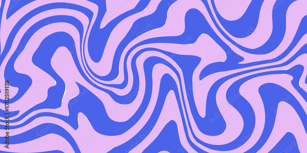 Fototapeta premium Abstract Optical Illusion Linear Background. Y2k Acid Geometric Op Art Pattern. Psychedelic Stripe Texture Vector Design.