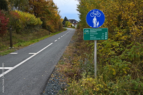 Cycle and pedestrian path 