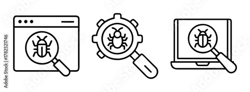Software bug detection and debugging process on website and application development process analysis
