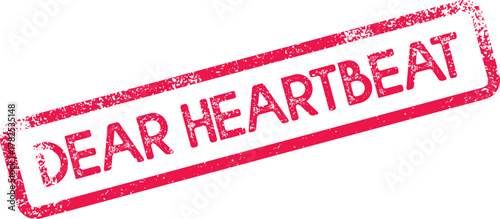 Rhythmic Dear Heartbeat Seal for Vitality Statements and Energetic Declarations