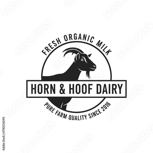 Horn  Hoof Dairy Logo - Fresh Organic Milk, Pure Farm Quality Since 2016.