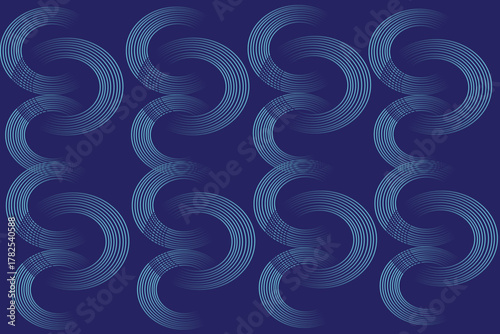 Abstract geometric composition with bold color accents and text elements