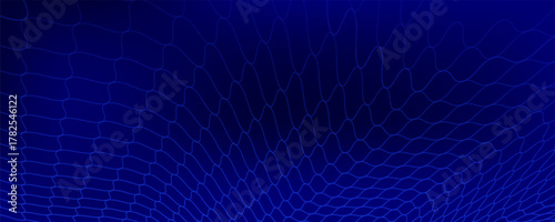 Abstract net background blue for sports, Mesh texture for fishing nets. Seamless pattern for sportswear or soccer goal, volleyball net, basketball hoop, hockey, athletics. Eps10