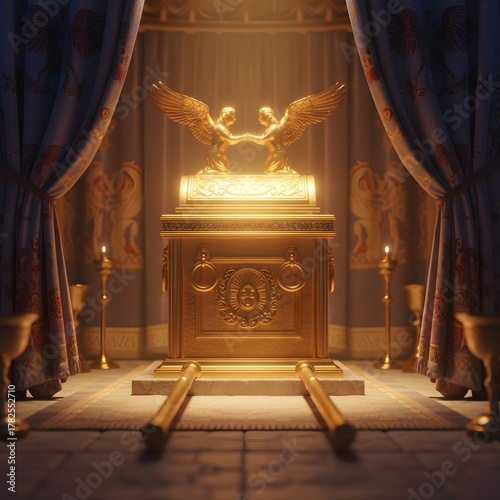 The Ark of the Covenant: An AI-Generated Sacred Artifact Recreation