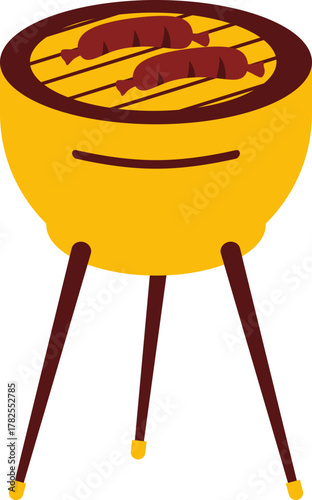 BBQ Party Illustration