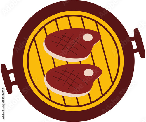 BBQ Party Illustration