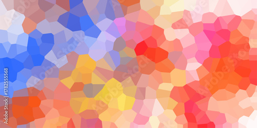 Colourful crystallize abstract background vector illustration. Abstract Trianglify gradient Generative Art background illustration.light abstract mosaic polygonal background . 