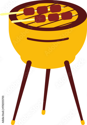 BBQ Party Illustration