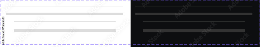 Fototapeta premium Light and dark theme interface design for mobile app development user experience and user interface design on transparent background
