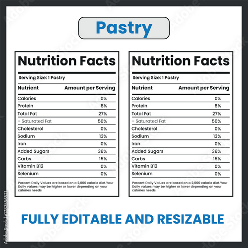 Pastry Vector Illustration Dessert Bakery Food Icon