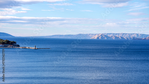 Fototapeta Naklejka Na Ścianę i Meble -  La mer et l'ile de Hvar en Croatie