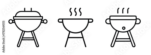 Explore different barbecue grill types for outdoor cooking and summer grilling party equipment options