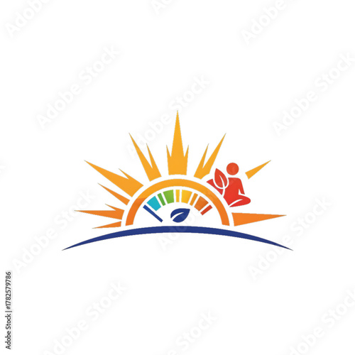 Sunrise icon symbolizing hope and new opportunities.