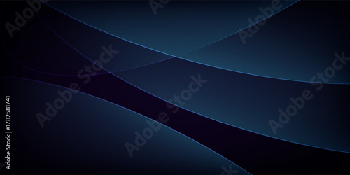 Premium blue abstract background concept with luxury geometric dark shapes. futuristic technology concept