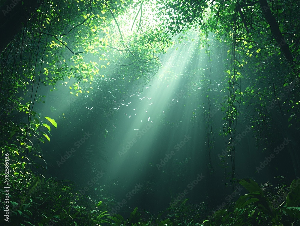 Obraz premium Forest Sunshine