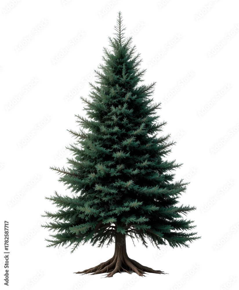 Fototapeta premium Spruce tree — isolated on transparent background