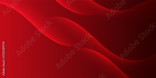 Red abstract background with dynamic shapes composition simple. Suit for banner, web, poster, pamflet, brochure and presentation