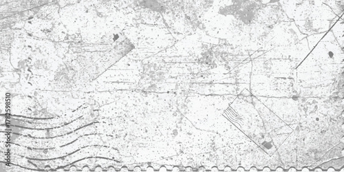 Vintage postage stamp fragment isolated on white background