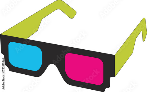 Realistic 3d glass object design with color options