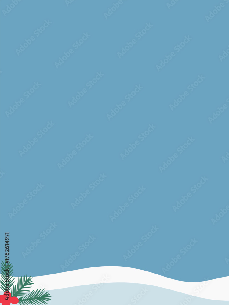 Obraz premium Christmas Background with Berries