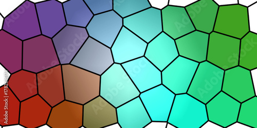 Multicolor tile wall high resolution real photo or brick seamless and texture interior background. Honeycomb background. seamless texture of stone wall. seamless mosaic. tile mosaic wall.