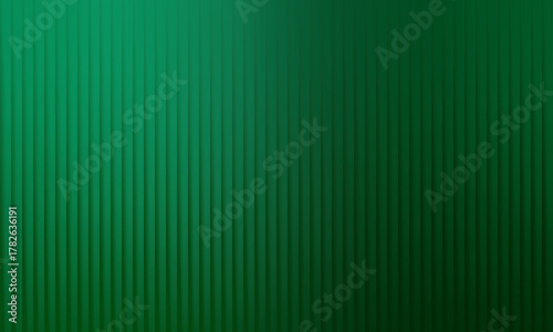 Green striped gradient background, modern abstract vertical pattern